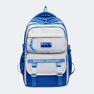 Style School Bag Design 2  (Blue)