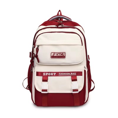 Style School Bag Design 2  (Red)