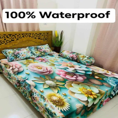 7/8 Water Proof Premium 3D Design Bed Sheet