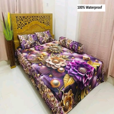 7/8 Water Proof Premium 3D Design Bed Sheet