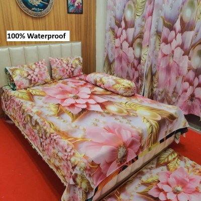 7/8 Water Proof Premium 3D Design Bed Sheet