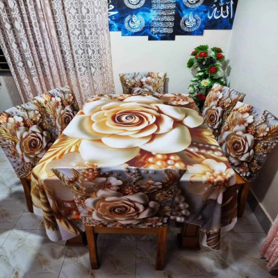Premium 3D Print Table Cloth Set