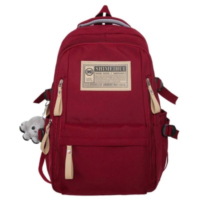 Aesthetic Large Capacity Cute Bag Design 3 (RED)