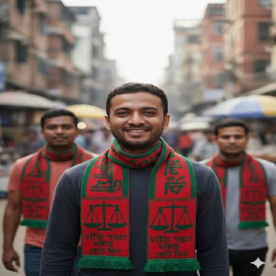 দাঁড়িপাল্লা প্রিমিয়াম কোয়ালিটির নিটিং মাফলার  (Scale)