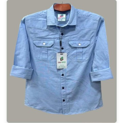 Double Pocket shirt for men(sky)