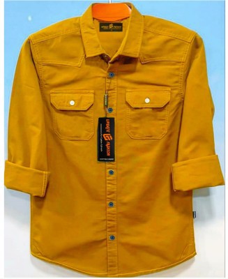 Double Pocket shirt for men(Brown)