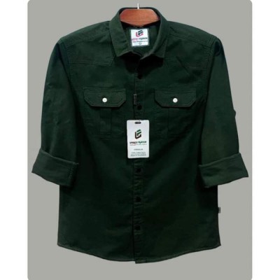 Double Pocket shirt for men(Green)