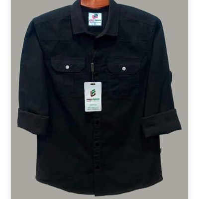 Double Pocket shirt for men(Black)