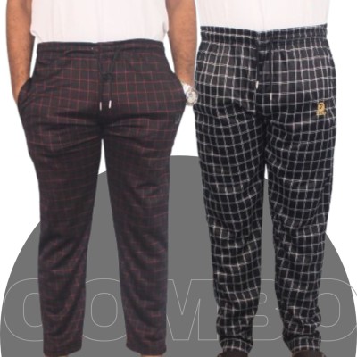 2 pcs combo Mens Trousers Black & Red