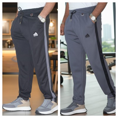 2 pcs combo Mens Trousers Black & Ash