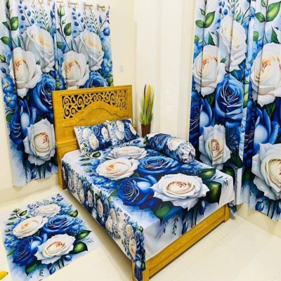 7/8 Water Proof Premium 3D Design Bed Sheet
