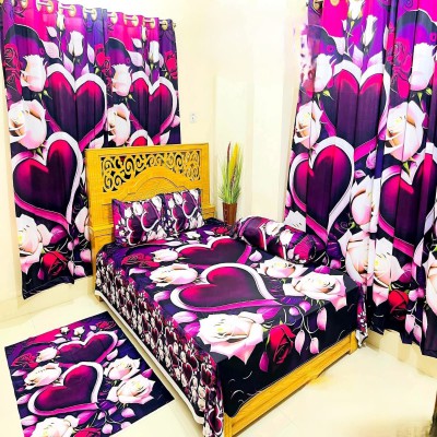 7/8 Water Proof Premium 3D Design Bed Sheet