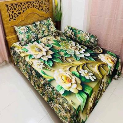 7/8 Water Proof Premium 3D Design Bed Sheet