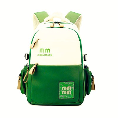 College Cute Large-Capacity Bag Design 4 (Green)