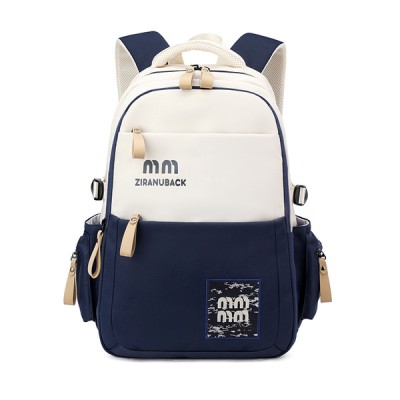 College Cute Large-Capacity Bag Design 4 (Blue)