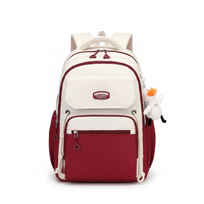 Middle , High , and College Students' Schoolbags Design 5  (Red)