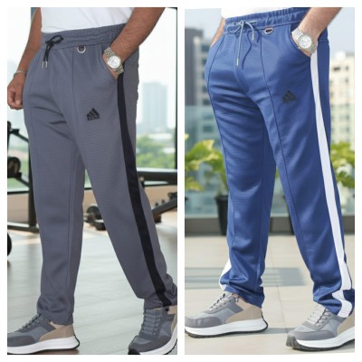 2 pcs combo Mens Trousers Blue & Ash