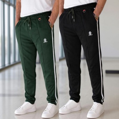 2 pcs combo Mens Trousers Black & Green