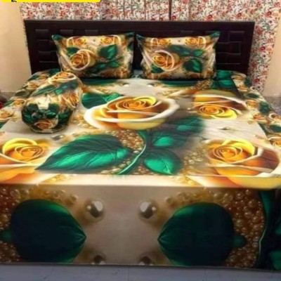 3D Design Premium Bed Sheet