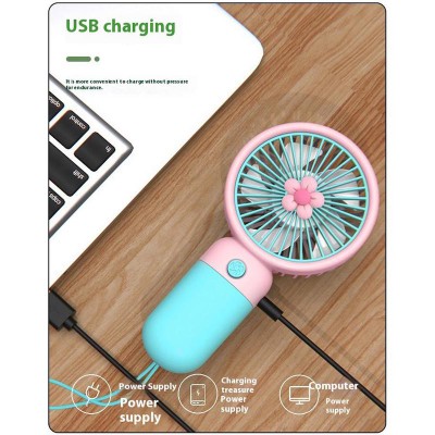 Mini Handheld USB Charging Fan Portable Multicolor