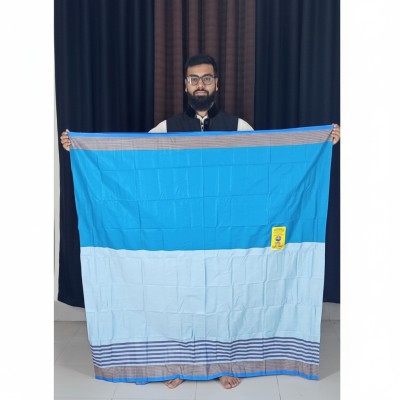 100% পিউর চিকন সুতার সেলাই করা লুঙ্গি  এক পিস