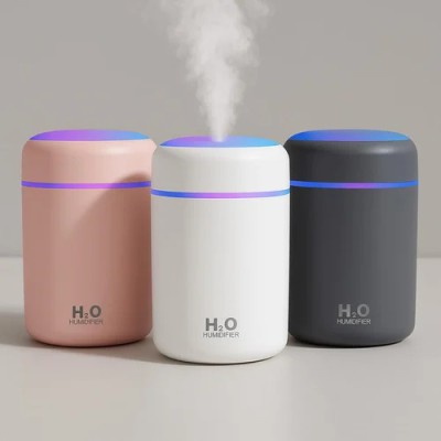 (H2O) USB Colorful Humidifier Mini Portable Useable In Car Home Cup Humidifier