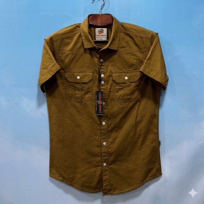 Half sleeve double pocket Shirt Premium Cotton Fabrics