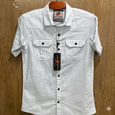 Half sleeve double pocket Shirt Premium Cotton Fabrics