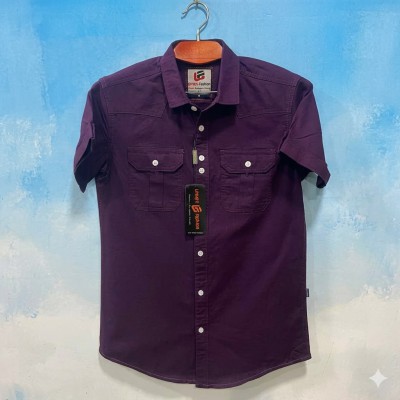 Half sleeve double pocket Shirt Premium Cotton Fabrics