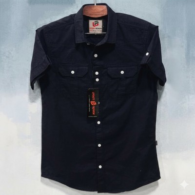 Half sleeve double pocket Shirt Premium Cotton Fabrics
