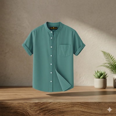 Half Sleeve Ban Coller Shirt