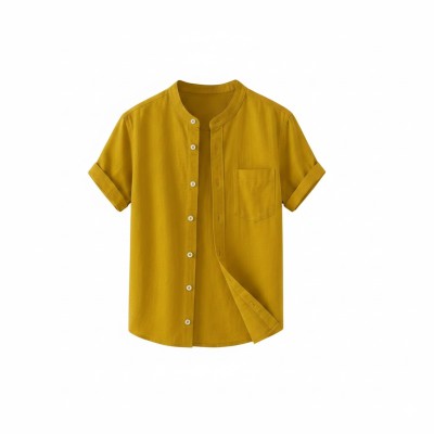 Half Sleeve Ban Coller Shirt