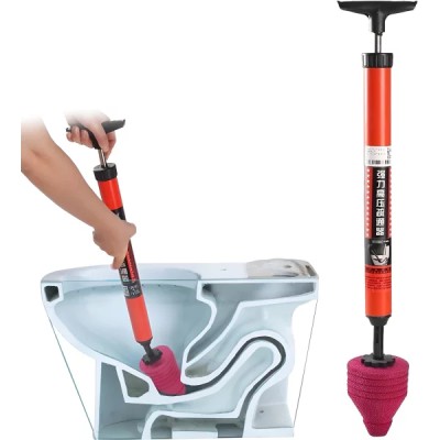 high-pressure pneumatic toilet plunger