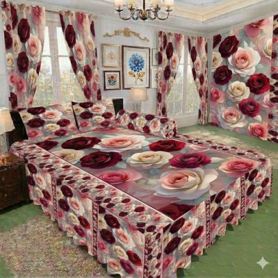 কুচি ডিজাইনের  Non-Waterproof Bed Set! 🌟