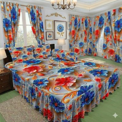 কুচি ডিজাইনের  Non-Waterproof Bed Set! 🌟