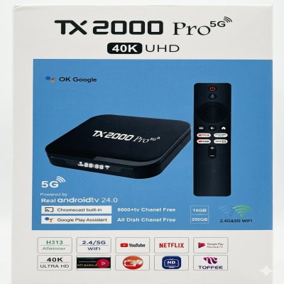 TX2000 Pro 5G Android Smart TV Box