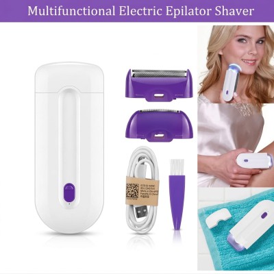 Painless Hair Removal Kit - Rechargeable Laser Epilator for Women