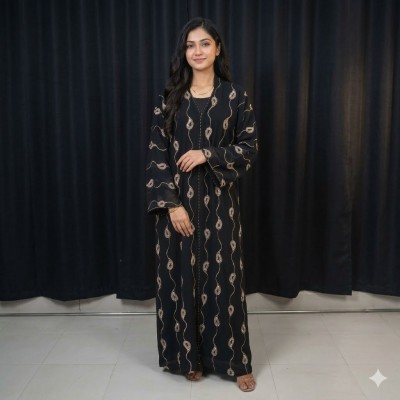 পান পাতা সিকোয়েন্স বোরকা সেট