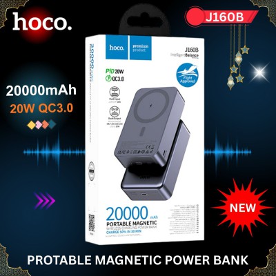Hoco J160B Intelligent Balance Portable Magnetic Wireless Power Bank