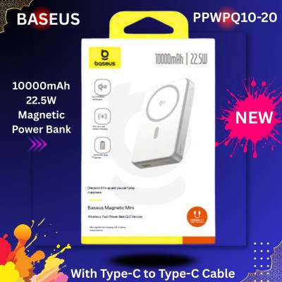 Baseus Airpow II Qi2 Magnetic Power Bank (10000mAh | 22.5W) Model: PPWPQ10-20 Qi2