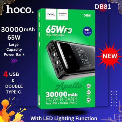 Hoco DB81 Apollo 65W PD Fast Charging 30000mAh Power Bank