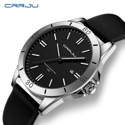Crrju New 5025 Men's & Ladies' Watch (black)