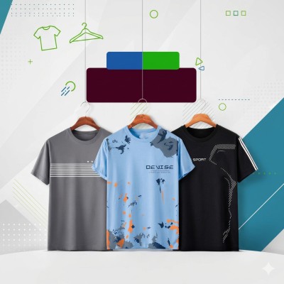 Comfortable sports T-Shirt 3 pcs Combo