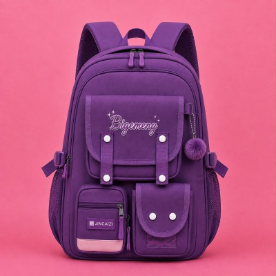 Lunara Premium Casual Backpack( deep Purple) S10