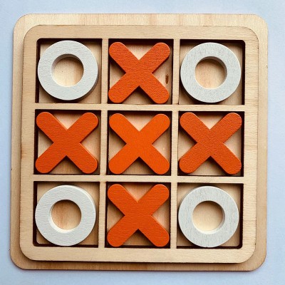 XO Tic Tac Toe Board Game Educational Toys Kids Puzzle Leisure Table Game Toy