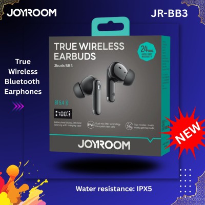 JOYROOM JR-BB3 True Wireless Bluetooth 5.4 Earphones - Black techexbd