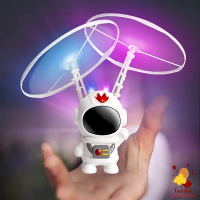 Spaceman Mini Infrared Induction Flying Toy Astronaut Style Aircraft Toy with Remote control Induction Flying Machine Automatic Flight Kids Toy