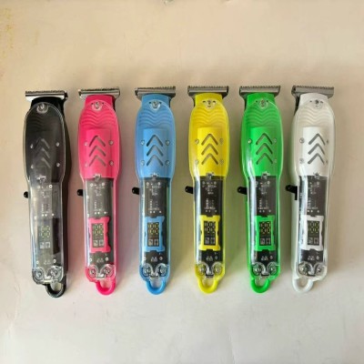 Cordless Transparent Hair Cut Machine,Trimmer Clippers for Barbers and Stylist HLS- T08  (Multicolor)