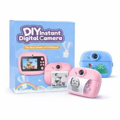 DIY Instant Digital Camera for Kids with Built-in Printer