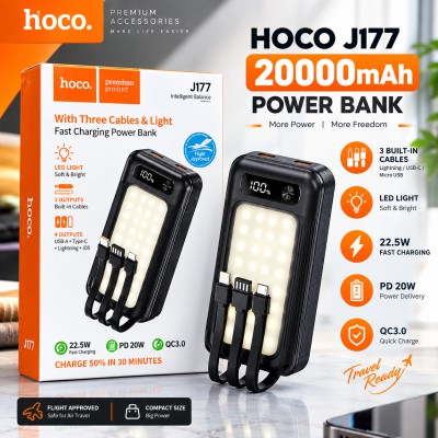 HOCO J177 20000mAh পাওয়ার ব্যাংক